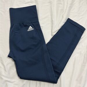 Adidas Blue Aeroknit Leggings